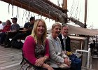 On board the Tall Ship ready for our trip around the harbour